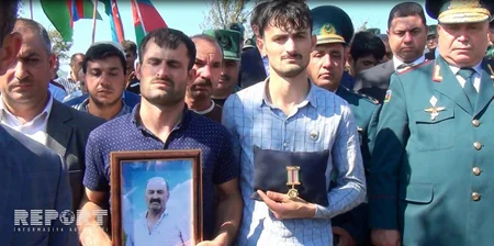 Ermənilərin açdığı atəş nəticəsində həlak olan mülki şəxs dəfn olunub - FOTO