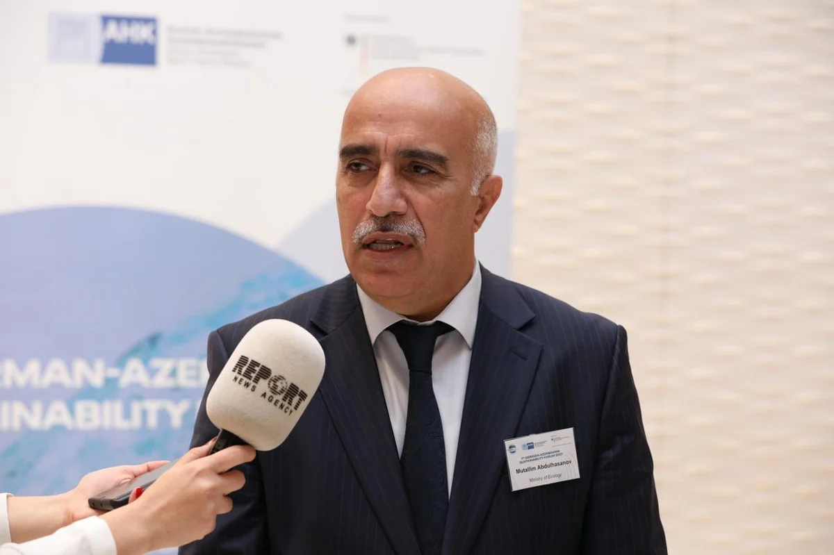 Şöbə müdiri: “Suyun təkrar istehsalında maraqlıyıq”