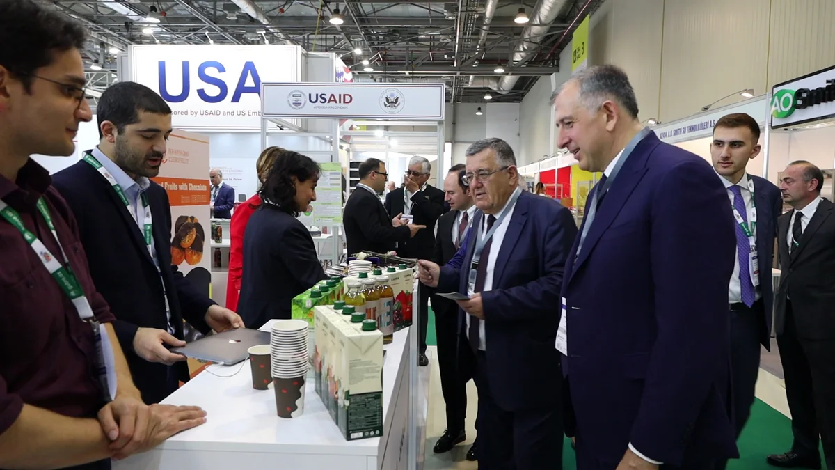 Gürcüstan Bakıdakı “Caspian Agro” sərgisində ayrıca stendlə təmsil olunur