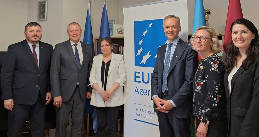 Latvia hands over EUNIC chairmanship in Azerbaijan to Lithuania, Ukraine