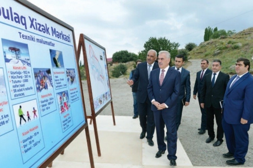 Şahbuzda Ağbulaq Xizək Mərkəzinin təməli qoyulub