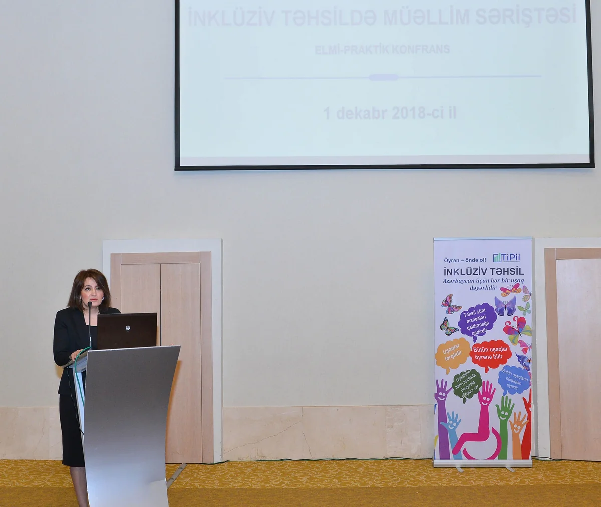 İnklüziv təhsildə müəllim səriştəsi mövzusunda konfrans keçirilib