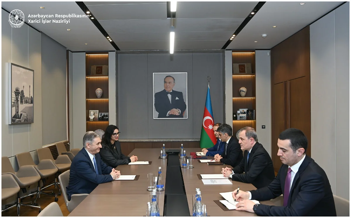Jeyhun Bayramov receives outgoing ambassador of Palestine to Azerbaijan