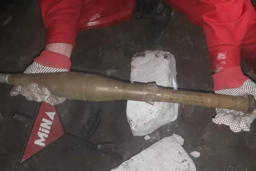 Qazax rayonunda tank əleyhinə raket aşkarlanıb