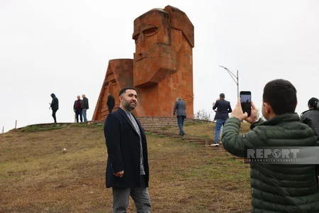 Gürcüstanlı səyyahlar Xankəndi şəhəri ilə tanış olublar