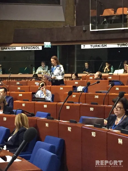 Azərbaycanlı deputat AŞPA-da mədəni irsin məhv edilməsinə qarşı mübarizəyə dair konvensiyanın əhəmiyyətindən danışıb
