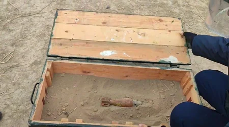 Naxçıvan şəhərində hərbi sursatlar aşkar edilib