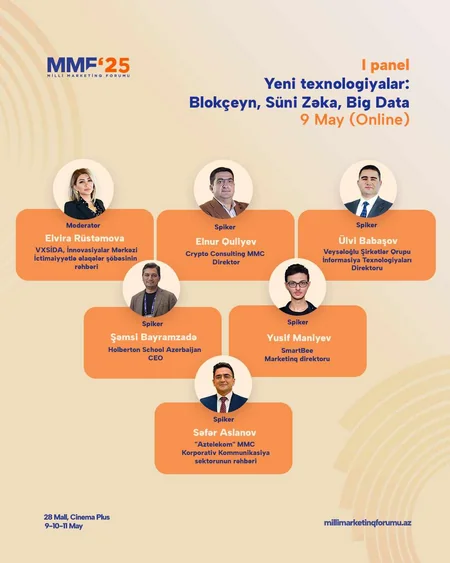 10-cu Milli Marketinq Forumunun ilk gününün spikerləri bəlli oldu!