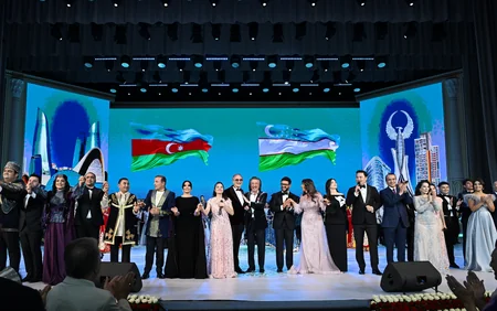 Daşkənddə Azərbaycan və Özbəkistan incəsənət ustalarının birgə qala konserti olub
