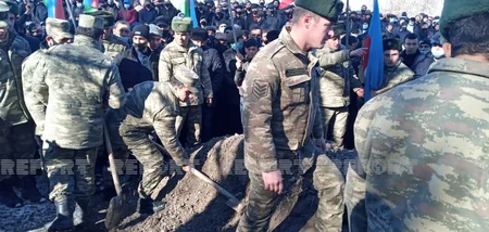 Vətən müharibəsində şəhid olan baş leytenant Qubada dəfn edilib