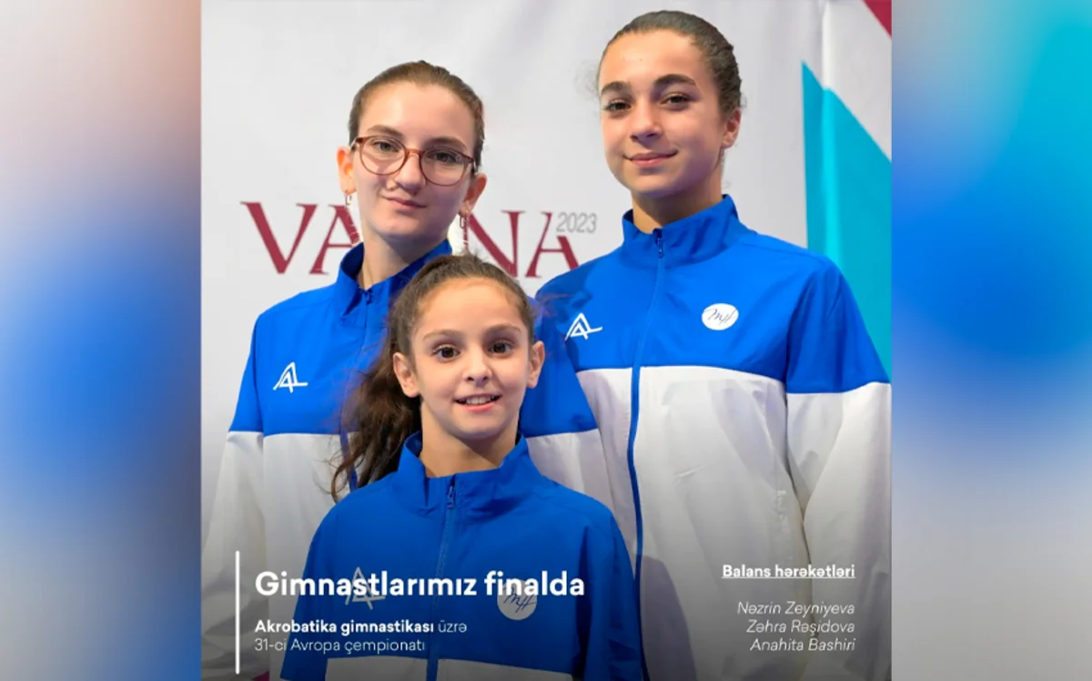 Azərbaycanın akrobatika gimnastikası yığması Avropa çempionatında finala yüksəlib