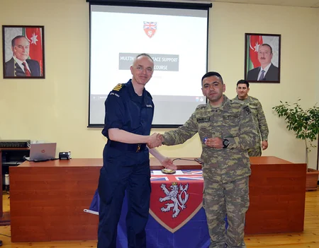 ‘Multinational Peace Support Operations Course’ held in Baku ends