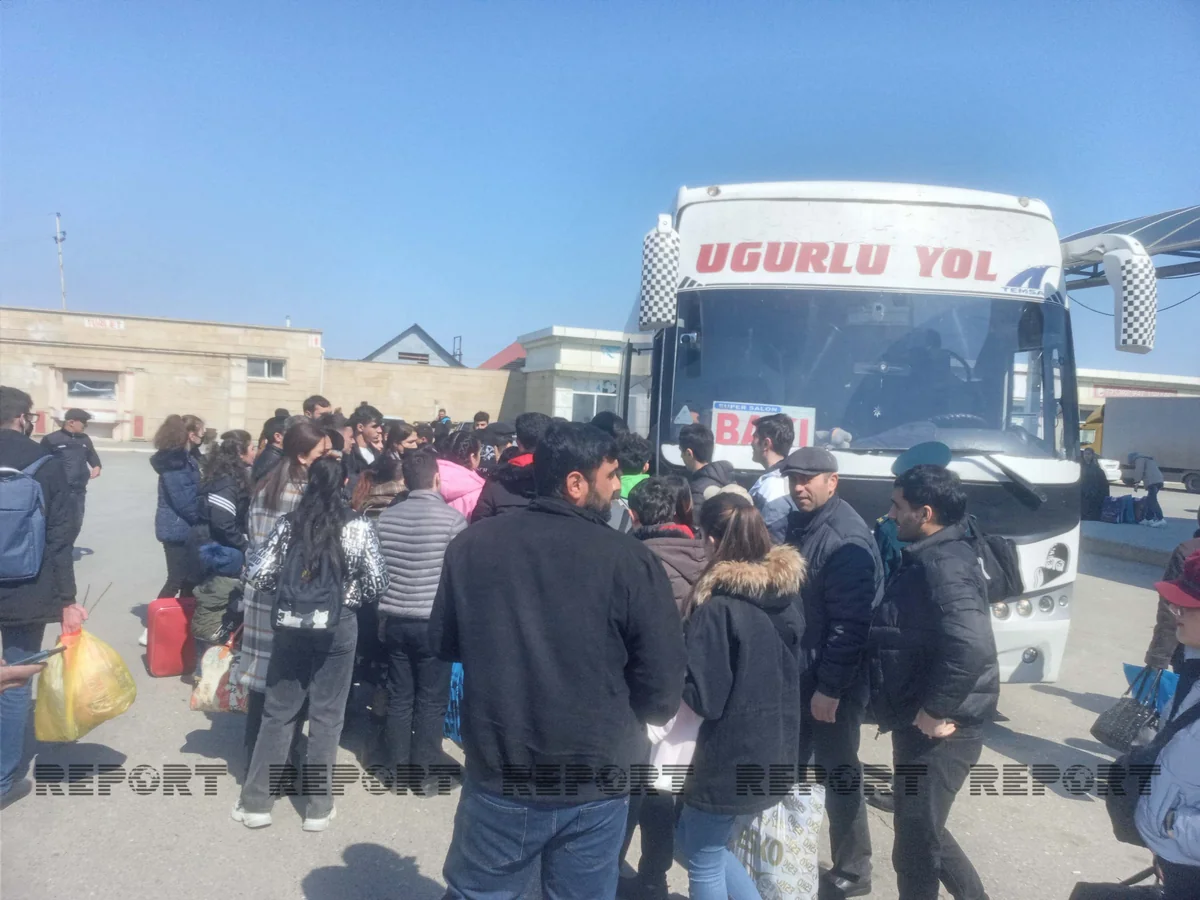 Azərbaycanın Şimal rayonlarının avtovağzallarında sıxlıq yaranıb