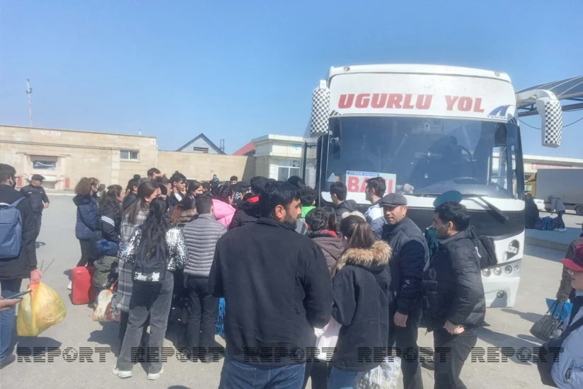 Azərbaycanın Şimal rayonlarının avtovağzallarında sıxlıq yaranıb