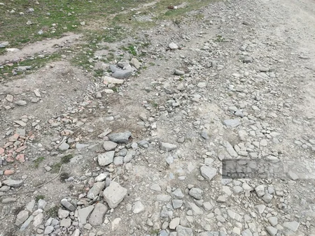 Asfalt dağılıb, yağış yağan kimi palçıq dizə çıxır - Calut sakinlərinin yol problemi