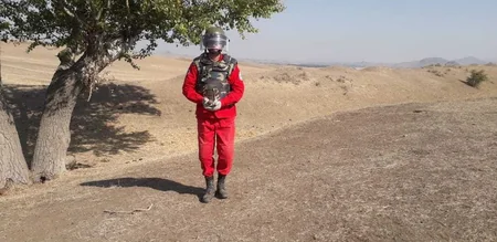 Qazaxda top mərmisi tapılıb