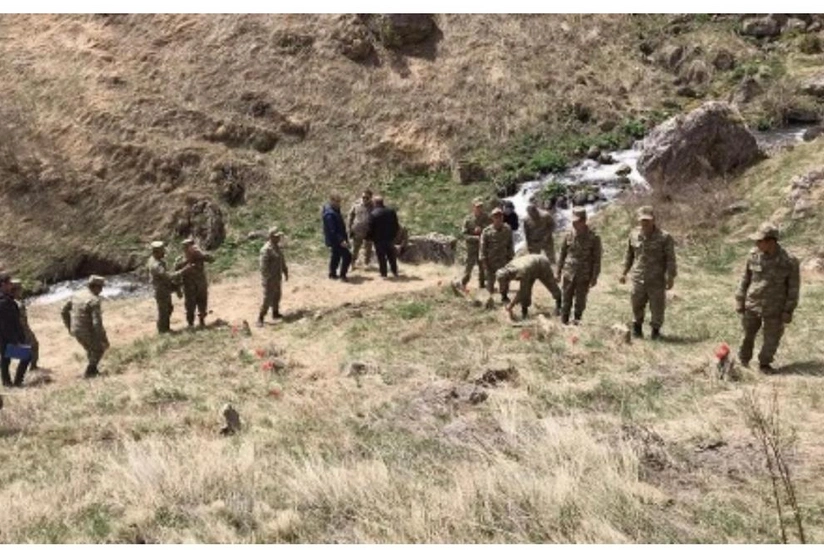 Remains of 12 people killed by Armenians in Bashlibel found
