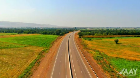 Bakı-Qazax yolunun 130 km-lik hissəsinin genişləndirilməsi yekunlaşmaqdadır