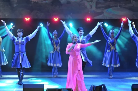 Heydər Əliyev Mərkəzinin parkında Bakının azad edilməsinin 100 illiyi münasibəti ilə konsert olub