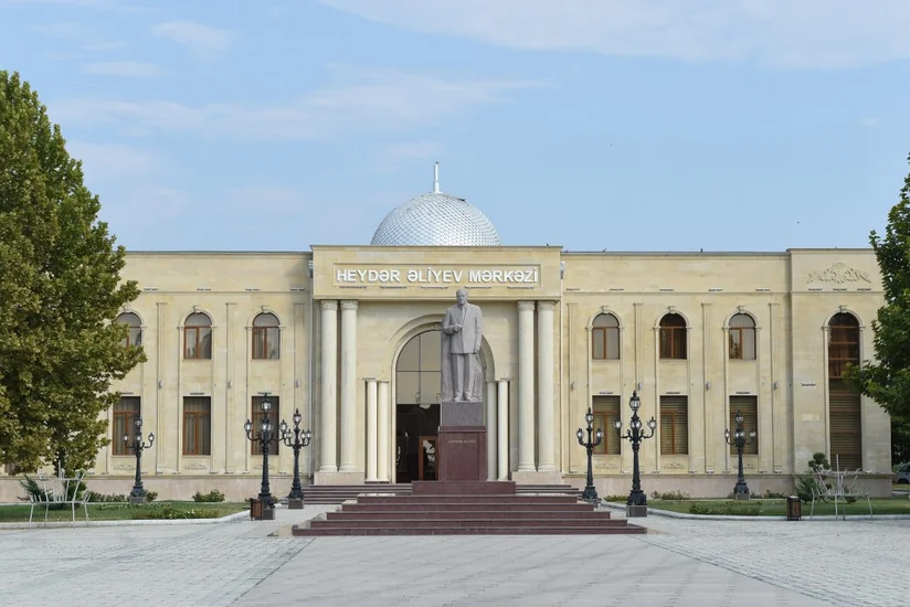 President Ilham Aliyev arrived in Samukh district for visit