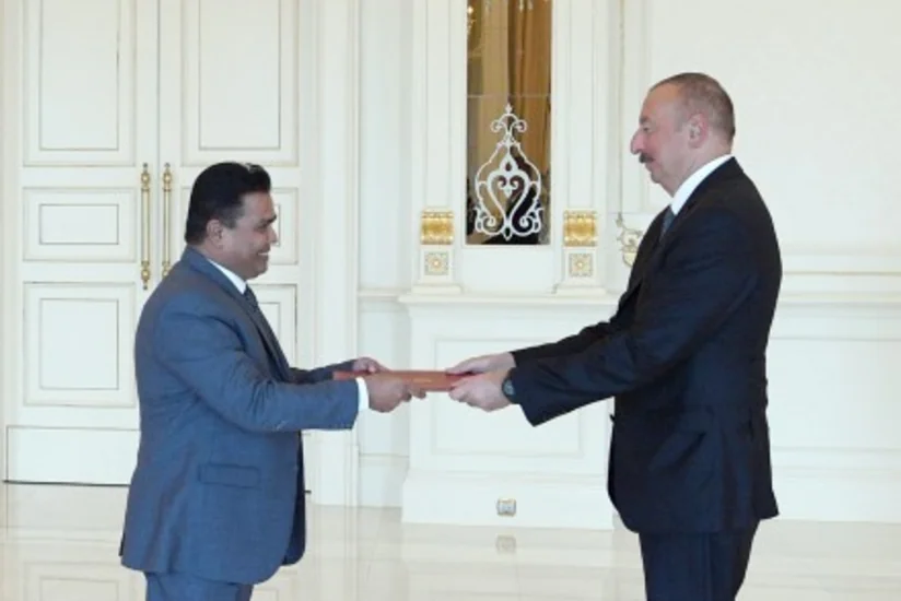 President Ilham Aliyev accepted credentials of incoming Sri Lankan ambassador