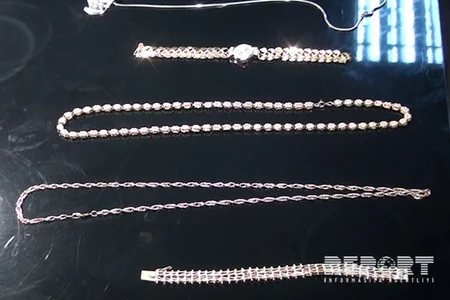 Bərdədə evdən qızıl əşyalar oğurlayan şəxs tutulub - FOTO