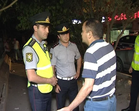 Bakıda qaydaları pozan sürücülərə qarşı reyd keçirilib