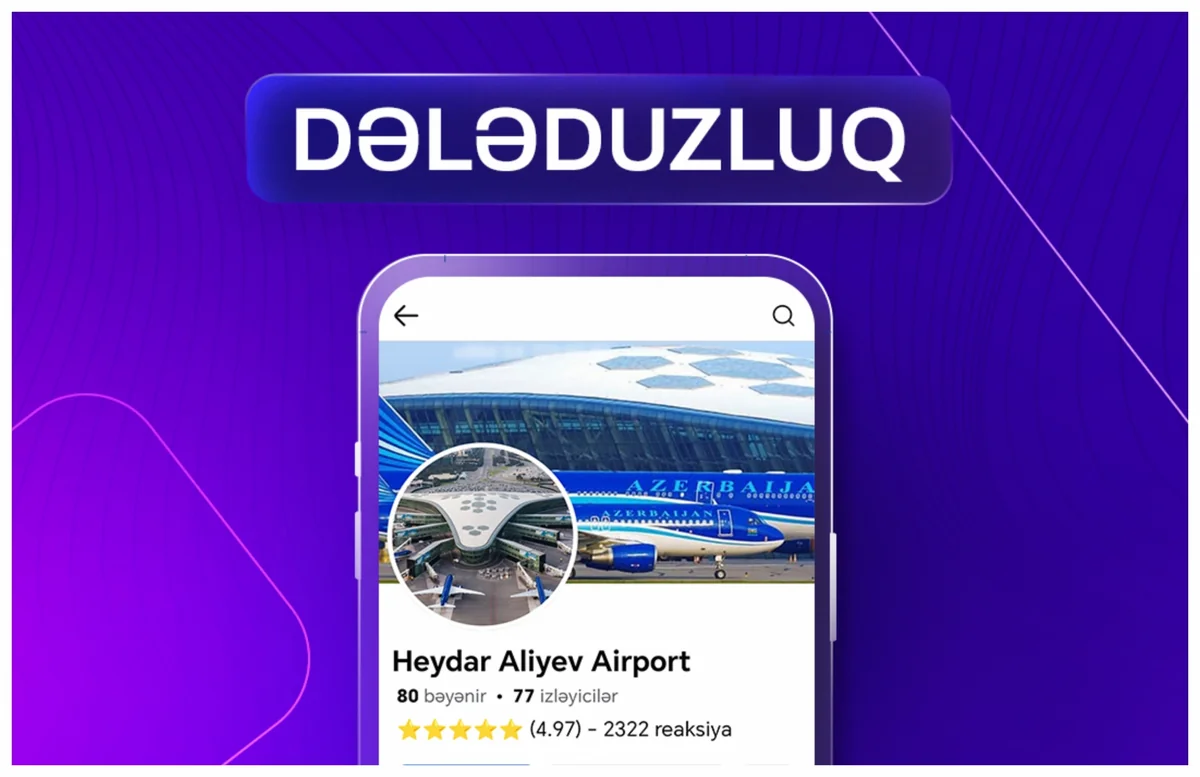 ETX: Heydər Əliyev Beynəlxalq Aeroportunun adından saxta kampaniyalar var