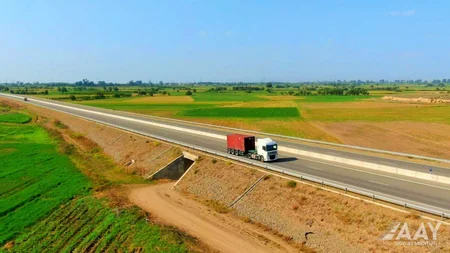 Bakı-Qazax yolunun 130 km-lik hissəsinin genişləndirilməsi yekunlaşmaqdadır