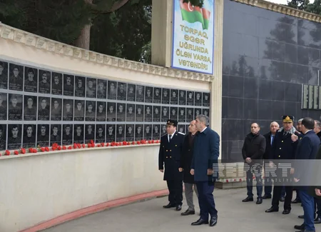 Kürdəmir, Göyçay və Ağsuda şəhidlərin əziz xatirəsi ehtiramla anılıb
