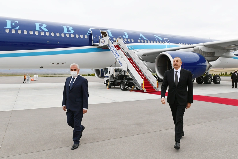 İlham Əliyev Naxçıvan Muxtar Respublikasında səfərdədir