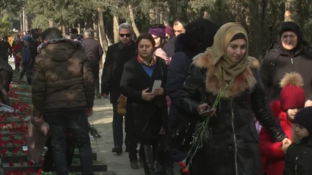 Sumqayıtda 20 Yanvar faciəsi qurbanları yad edilib
