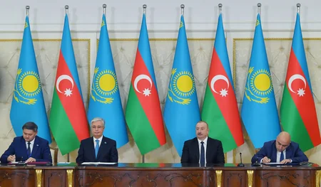 Azerbaijan, Kazakhstan sign documents
