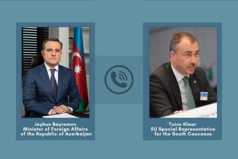 Jeyhun Bayramov discusses tensions on Armenia-Azerbaijan border with EU Special Representative
