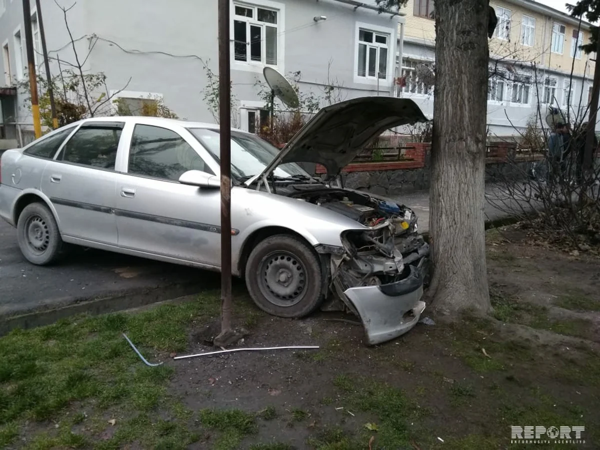 Qaxda yol qəzası olub, xəsarət alan var - FOTO