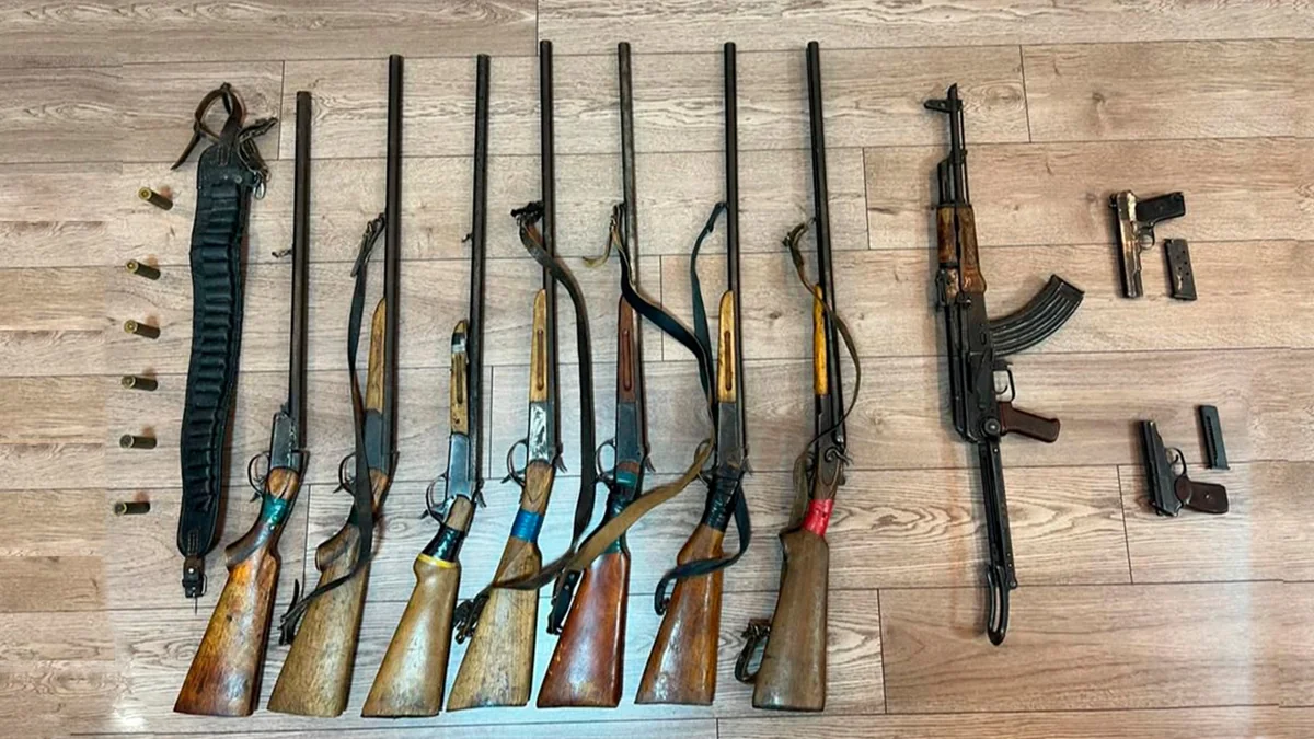 Bakıda vətəndaşlardan 10 silah götürülüb