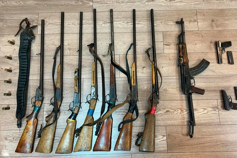 Bakıda vətəndaşlardan 10 silah götürülüb