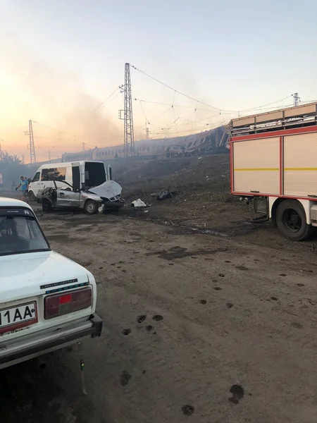 Rusiya Ukraynada sərnişin qatarına zərbə endirib, 22 nəfər ölüb, yaralananlar var