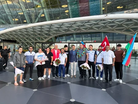 Avropa çempionatında 7 medal qazanan Azərbaycan paracüdoçuları Vətənə qayıdıblar