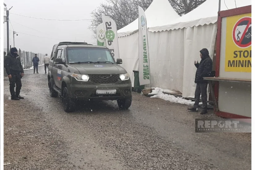 По дороге Ханкенди-Лачын беспрепятственно проехал 71 автомобиль миротворцев