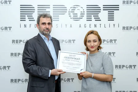 Report Media Məktəbini bitirən jurnalistlərə sertifikat təqdim edilib