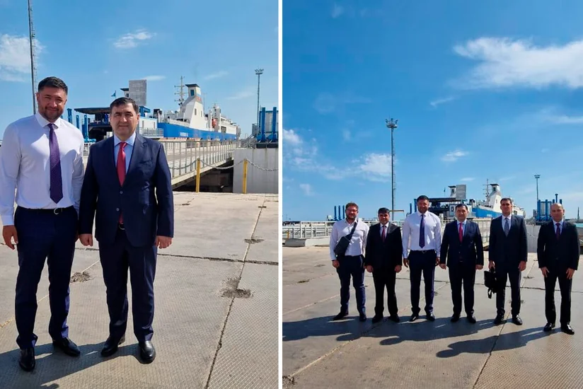 Azərbaycan səfiri Kurık dəniz limanının rəhbəri ilə əməliyyat imkanlarını müzakirə edib