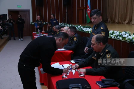 Hərbçilərə yeni mənzillər verilib