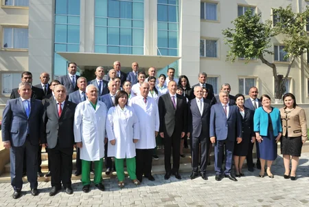 ​Prezident İlham Əliyev Göyçayda bir sıra obyektlərin açılışında iştirak edib