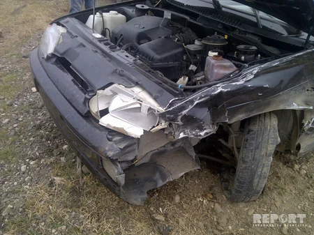 Duman Goranboyda yol qəzasına səbəb olub - FOTO