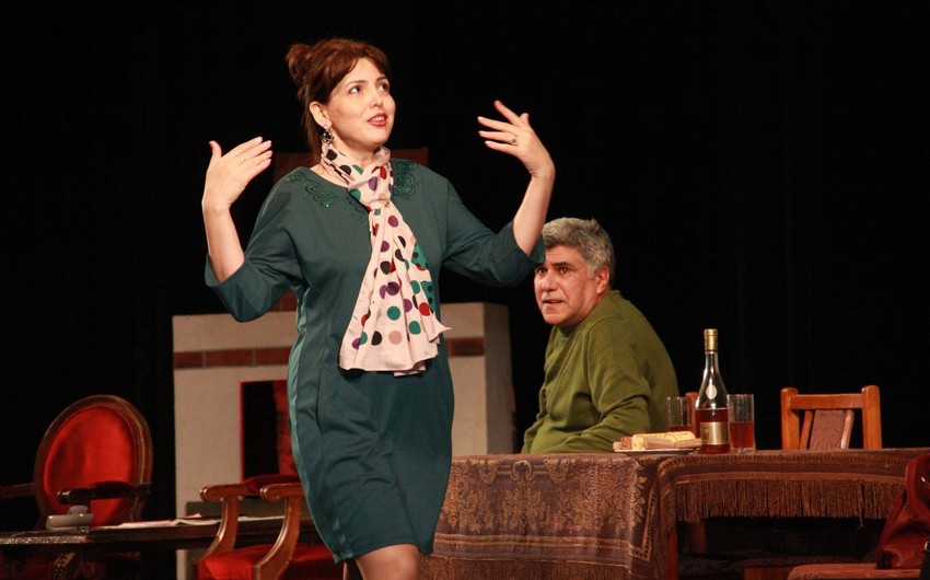 “Sönməyən ulduzlar” teatrı yeni tamaşanın premyerasını nümayiş etdirib