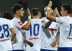 Zirənin UEFA Konfrans Liqasındakı rəqibi böyükhesablı qələbəyə sevinib