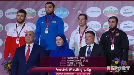 Azərbaycanın sərbəst güləş yığması Avropa çempionatında 3 qızıl, 1 gümüş, 2 bürünc medal qazanıb - FOTO - VİDEO