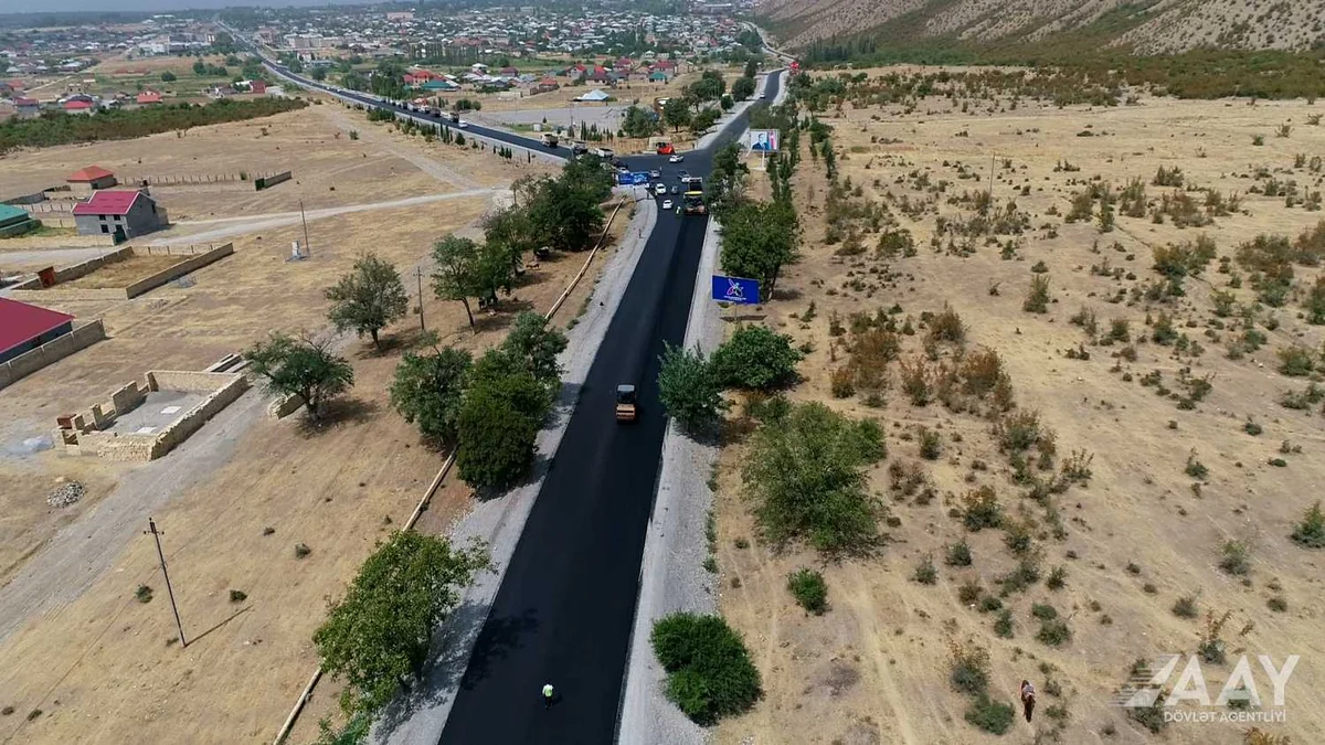 Oğuz-Şəki avtomobil yolunda əsaslı təmir başa çatmaq üzrədir