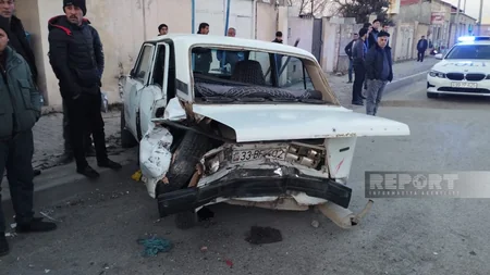 Kürdəmirdə zəncirvari qəza baş verib, xəsarət alanlar var